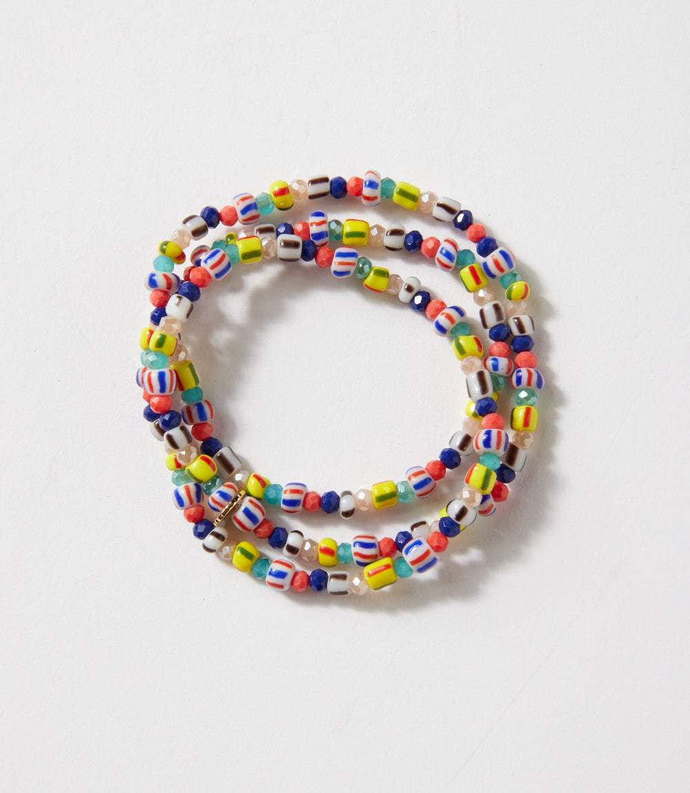 Glass Bead Wrap Bracelet - Image 2