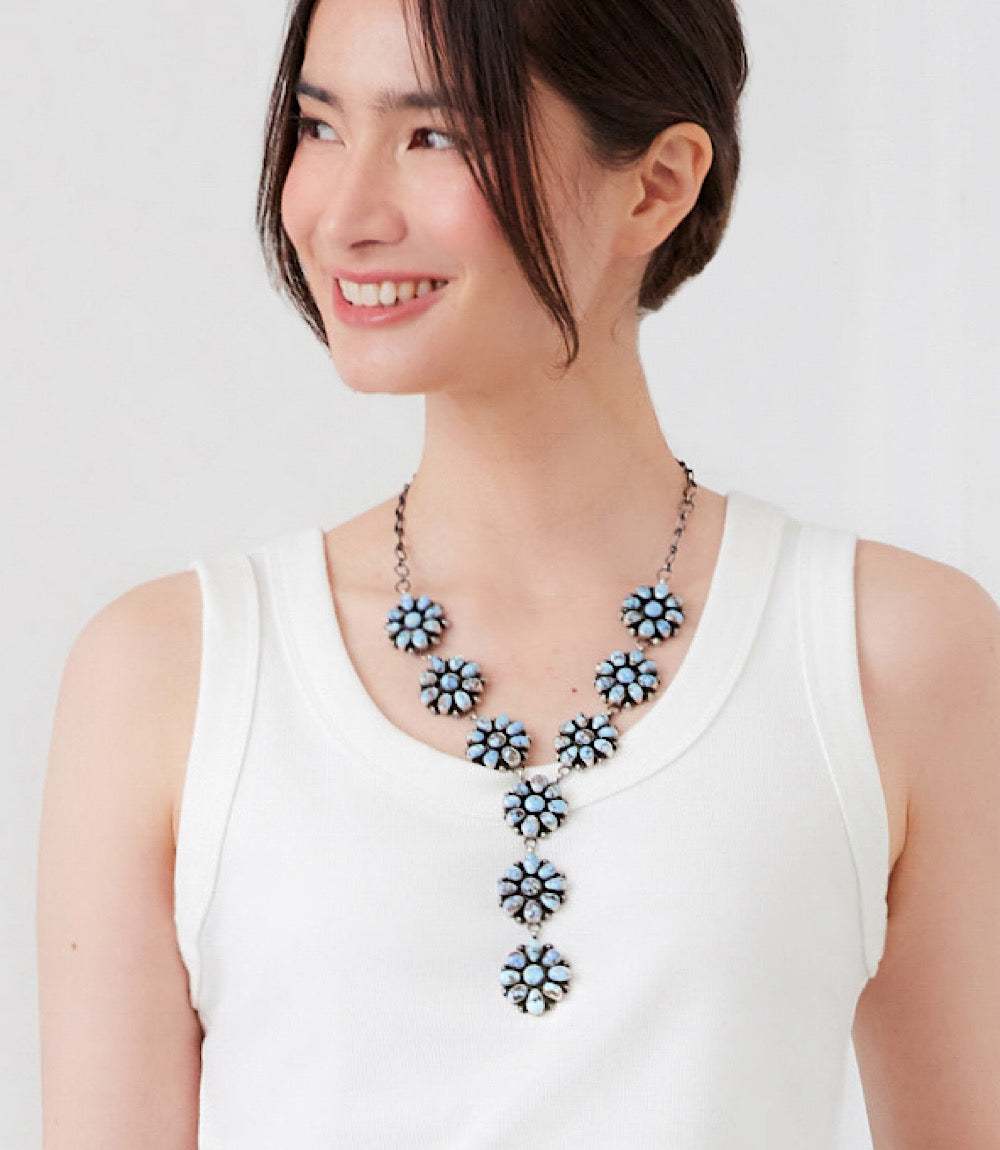 Golden Hill Turquoise Cluster Lariat Set - Image 10