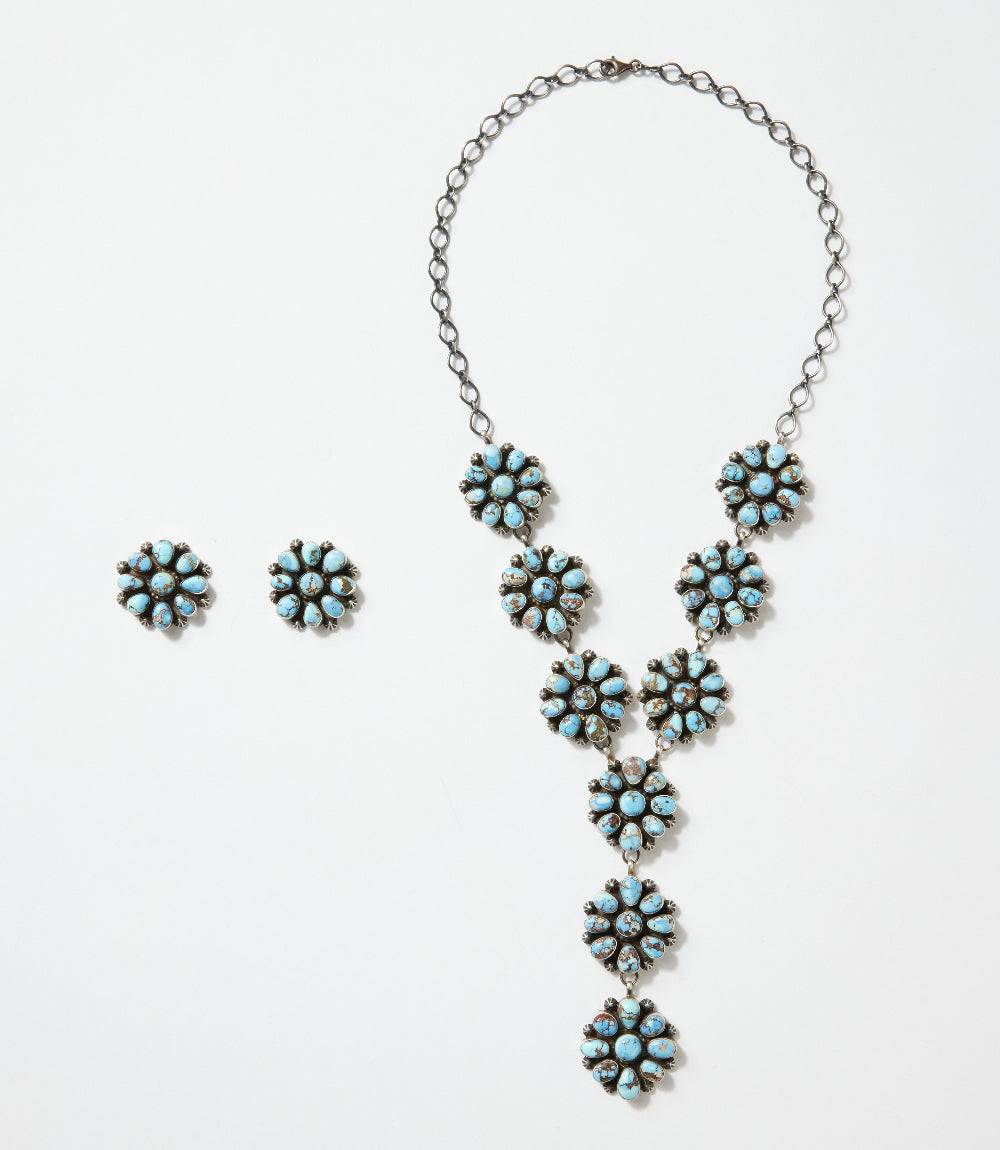 Golden Hill Turquoise Cluster Lariat Set - Image 6