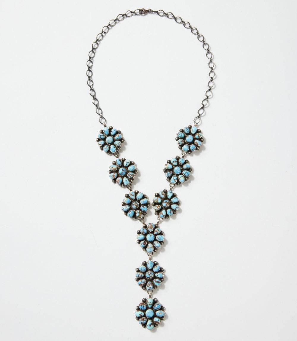 Golden Hill Turquoise Cluster Lariat Set - Image 9