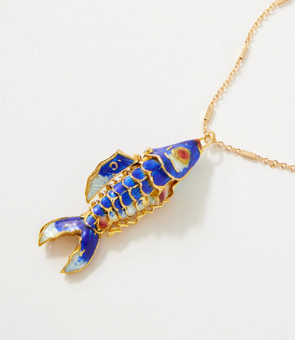 Gone Fishing Pendant Necklace - Image 2