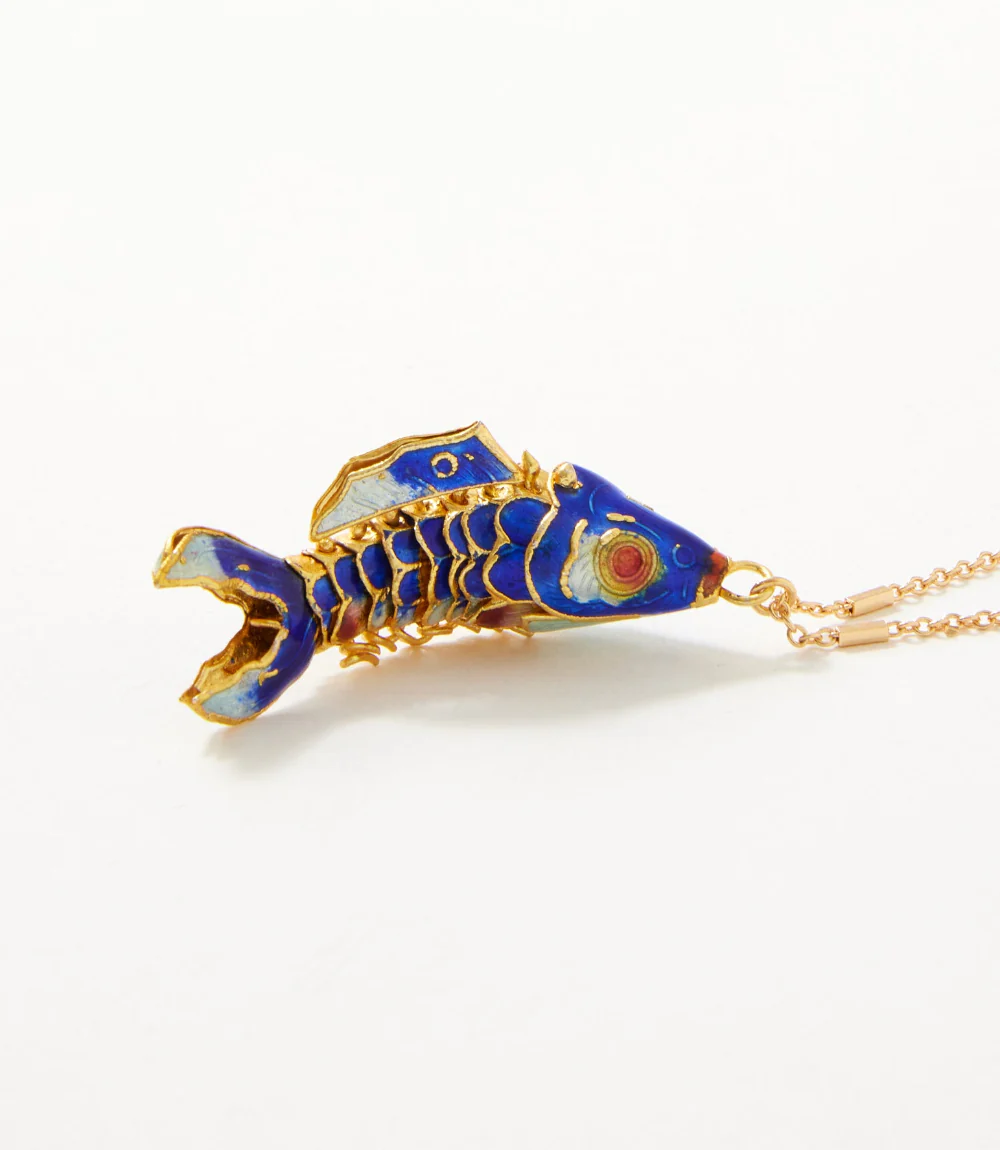 Gone Fishing Pendant Necklace - Image 4