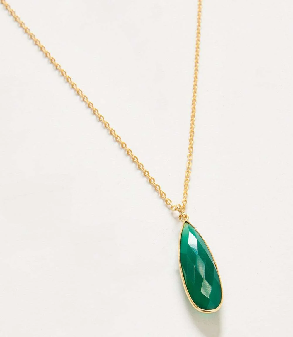 Green Onyx Quartz Necklace - Image 4