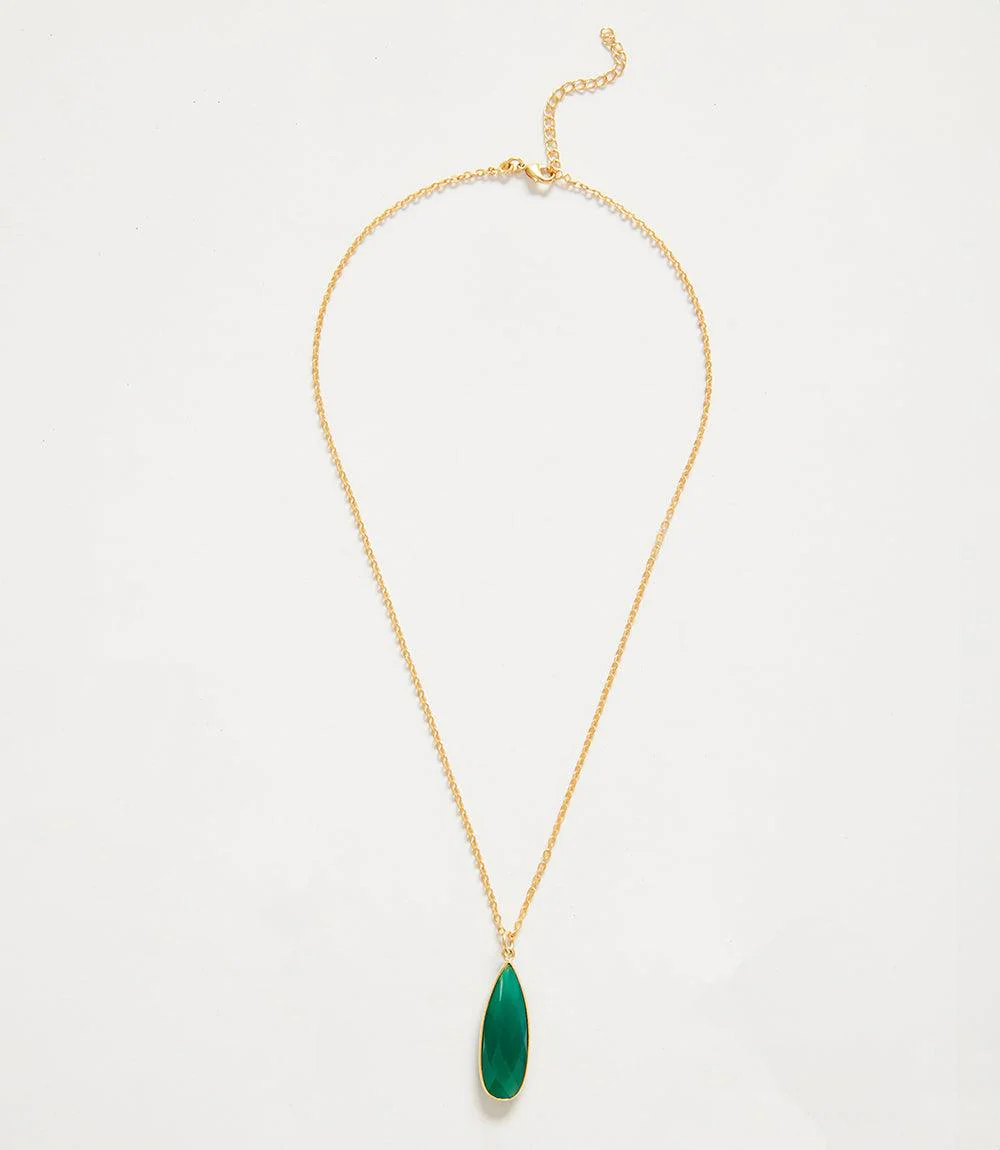 Green Onyx Quartz Necklace - Image 5