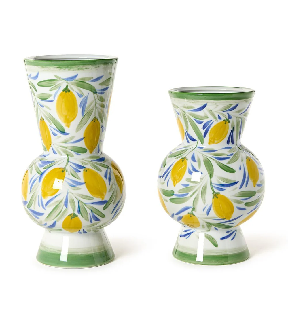 Hand-Painted Small Lemon Vase - Image 13