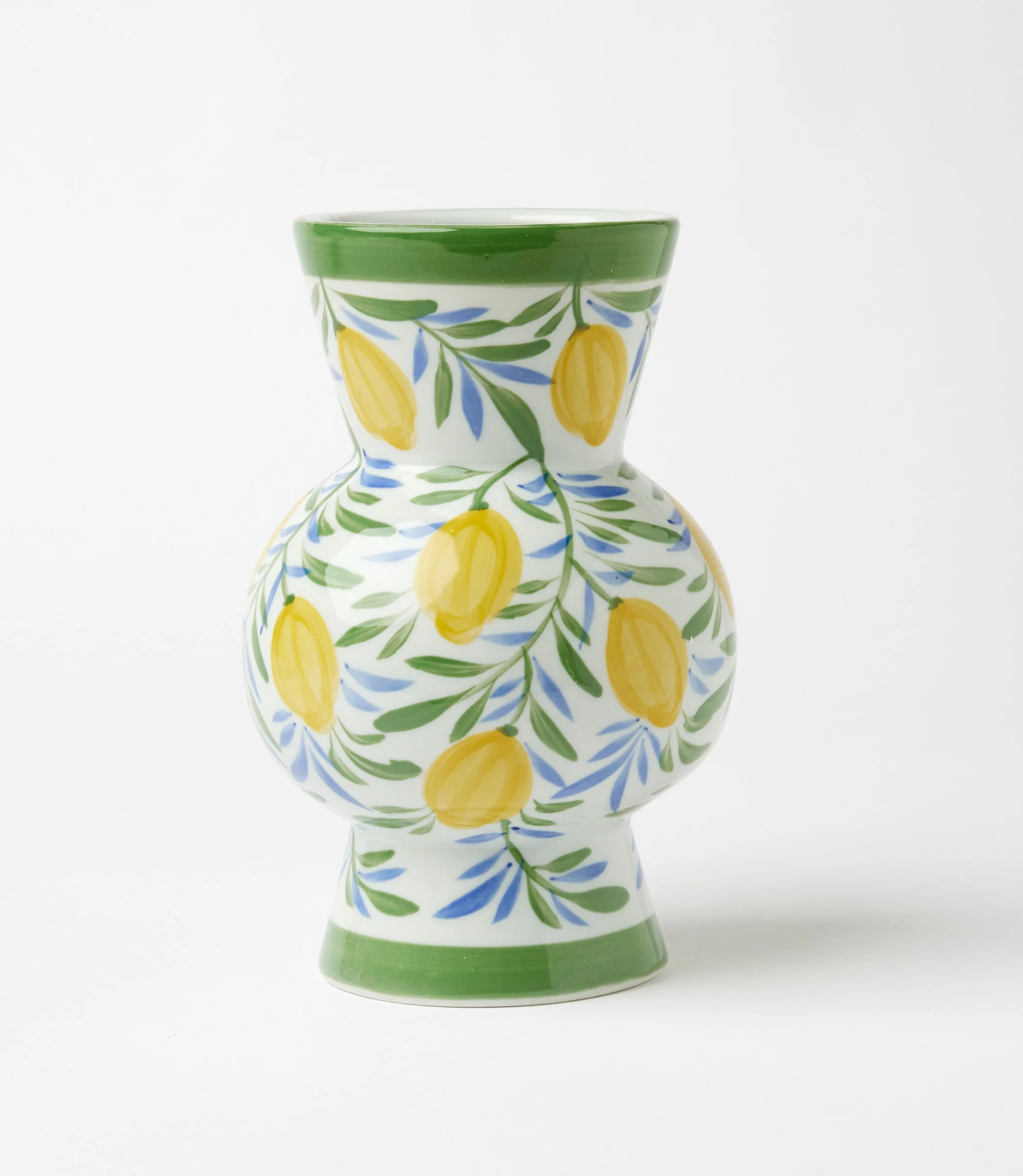 Hand-Painted Small Lemon Vase - Image 2