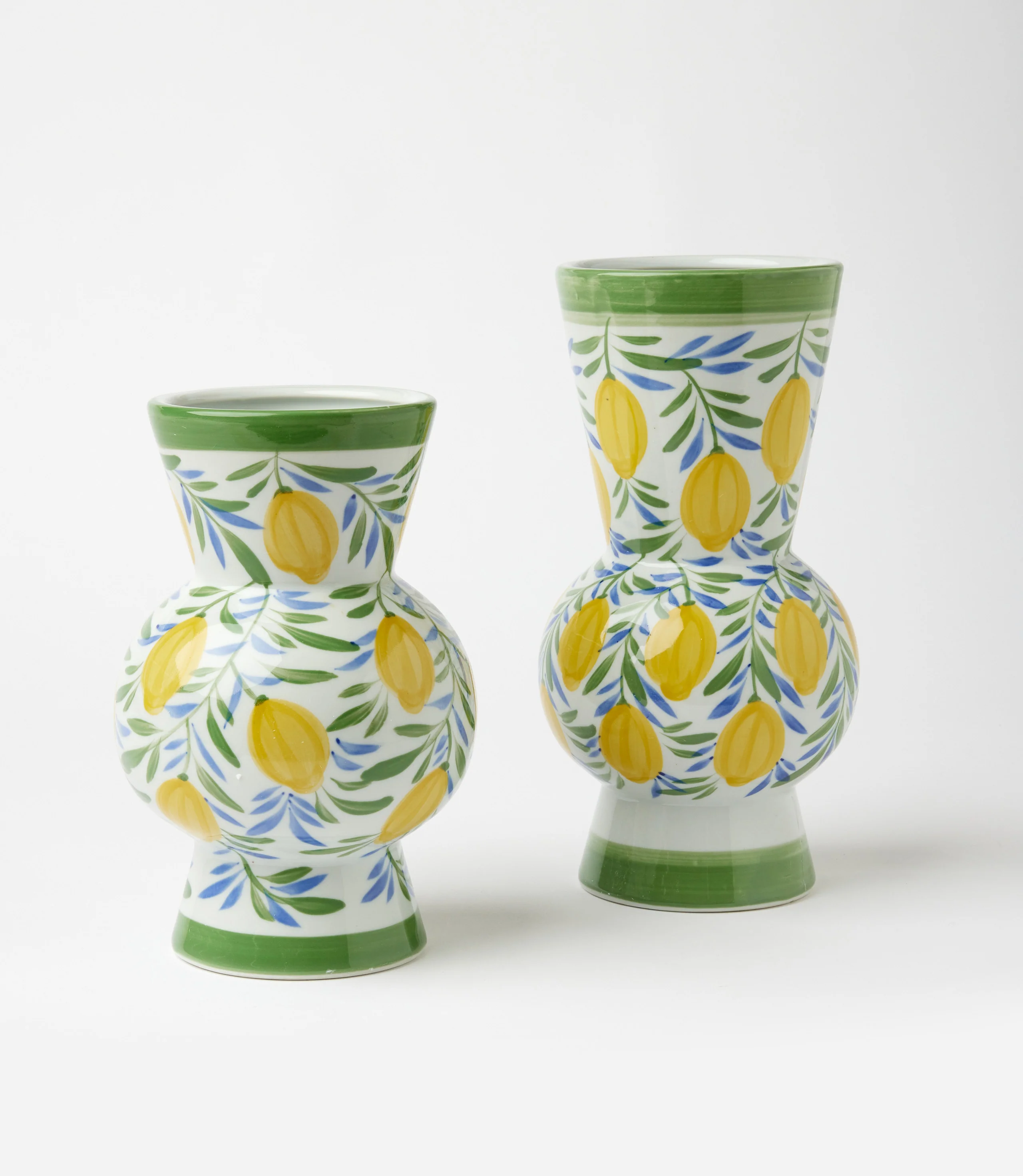 Hand-Painted Small Lemon Vase - Image 4