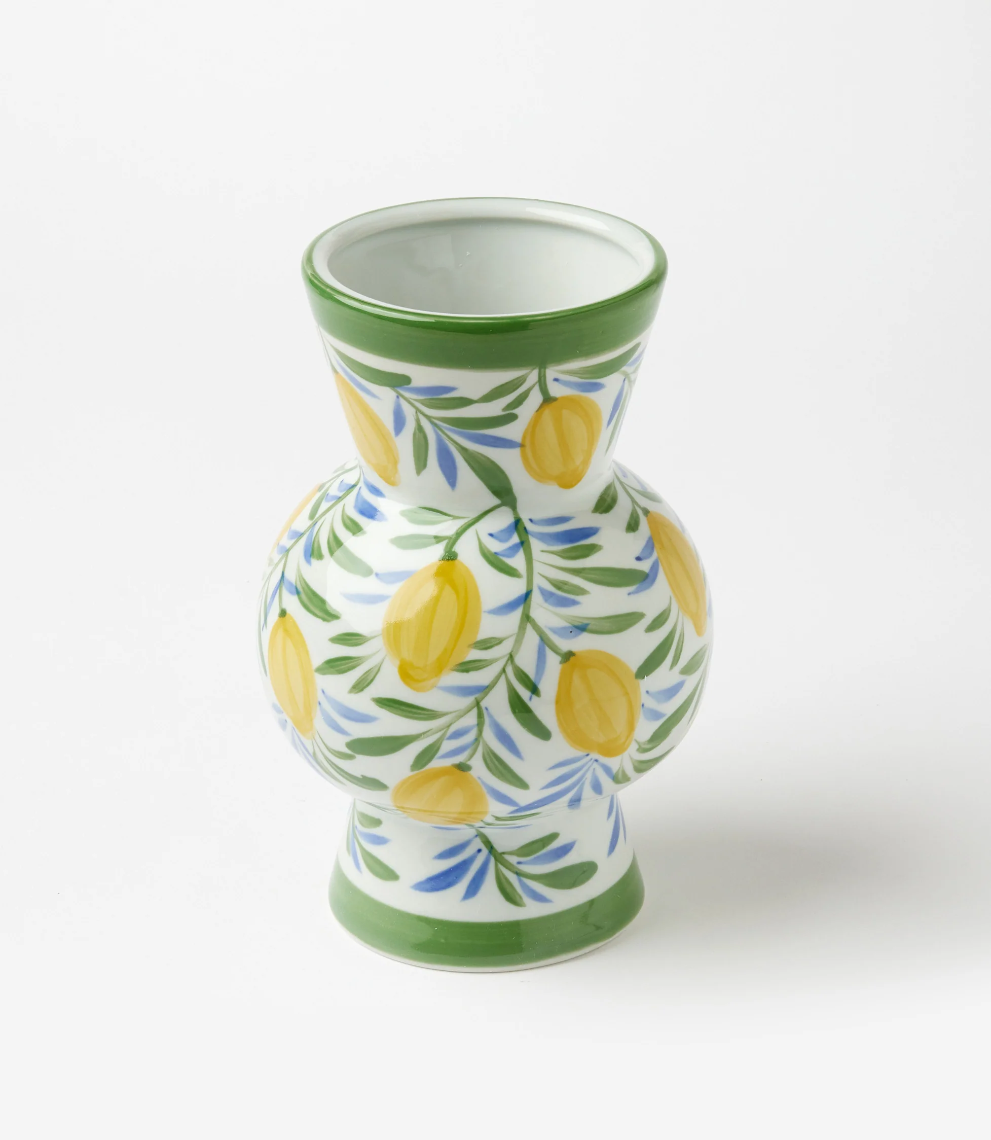 Hand-Painted Small Lemon Vase - Image 8