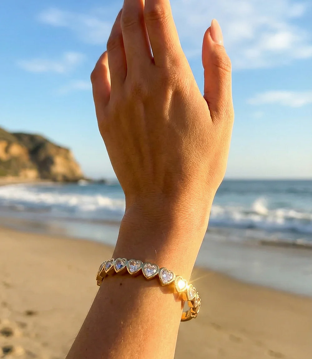 Heart Cuff Bracelet