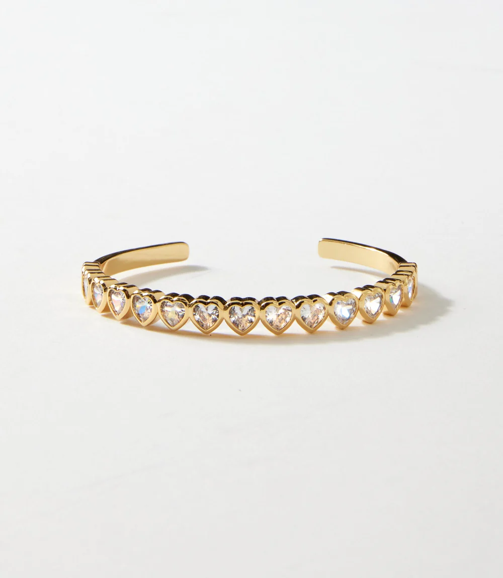 Heart Cuff Bracelet - Image 2