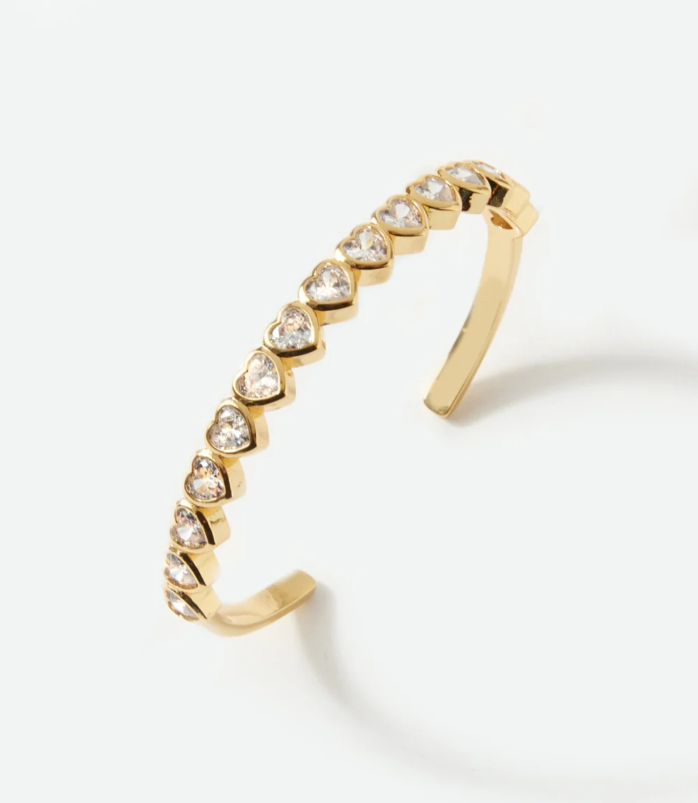 Heart Cuff Bracelet - Image 6