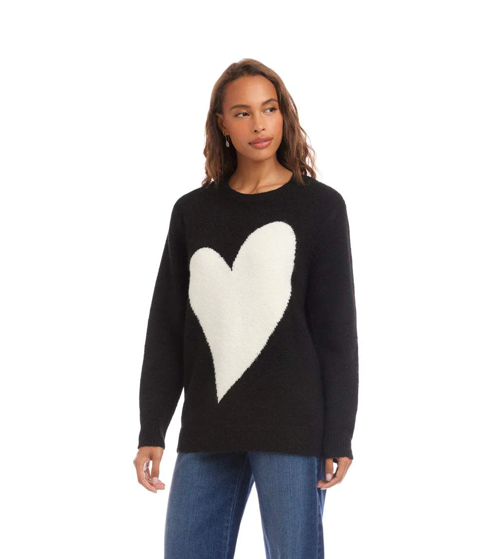 Heart Jacquard Sweater - Image 4