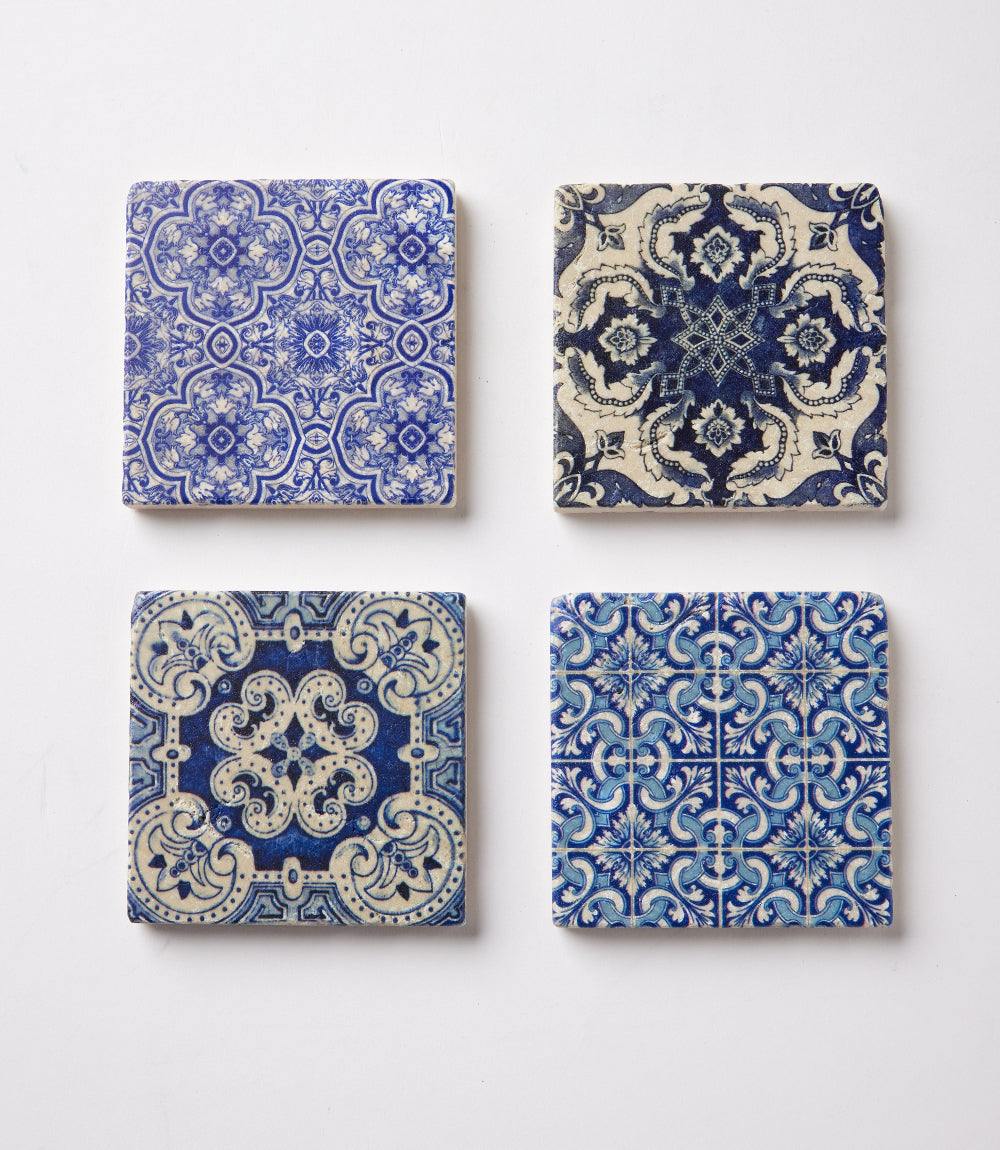 Italian Tile Marble Coasters, Set Of 4 - Image 10