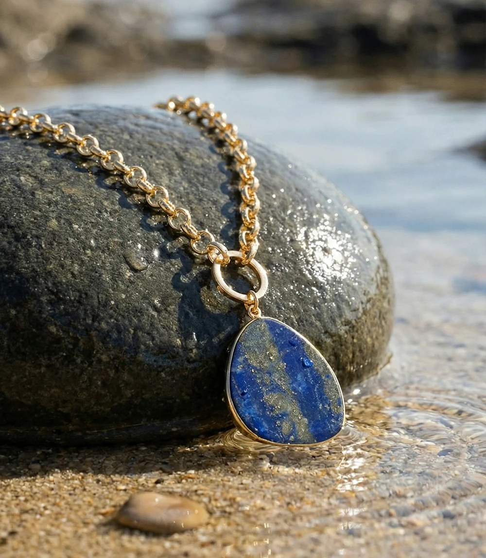 Lapis Pendant Necklace
