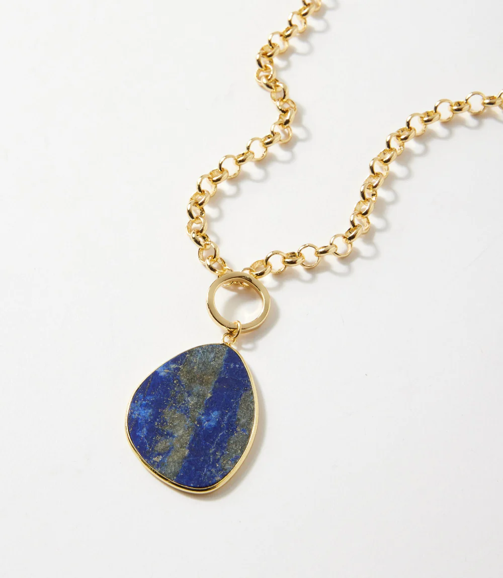 Lapis Pendant Necklace - Image 2