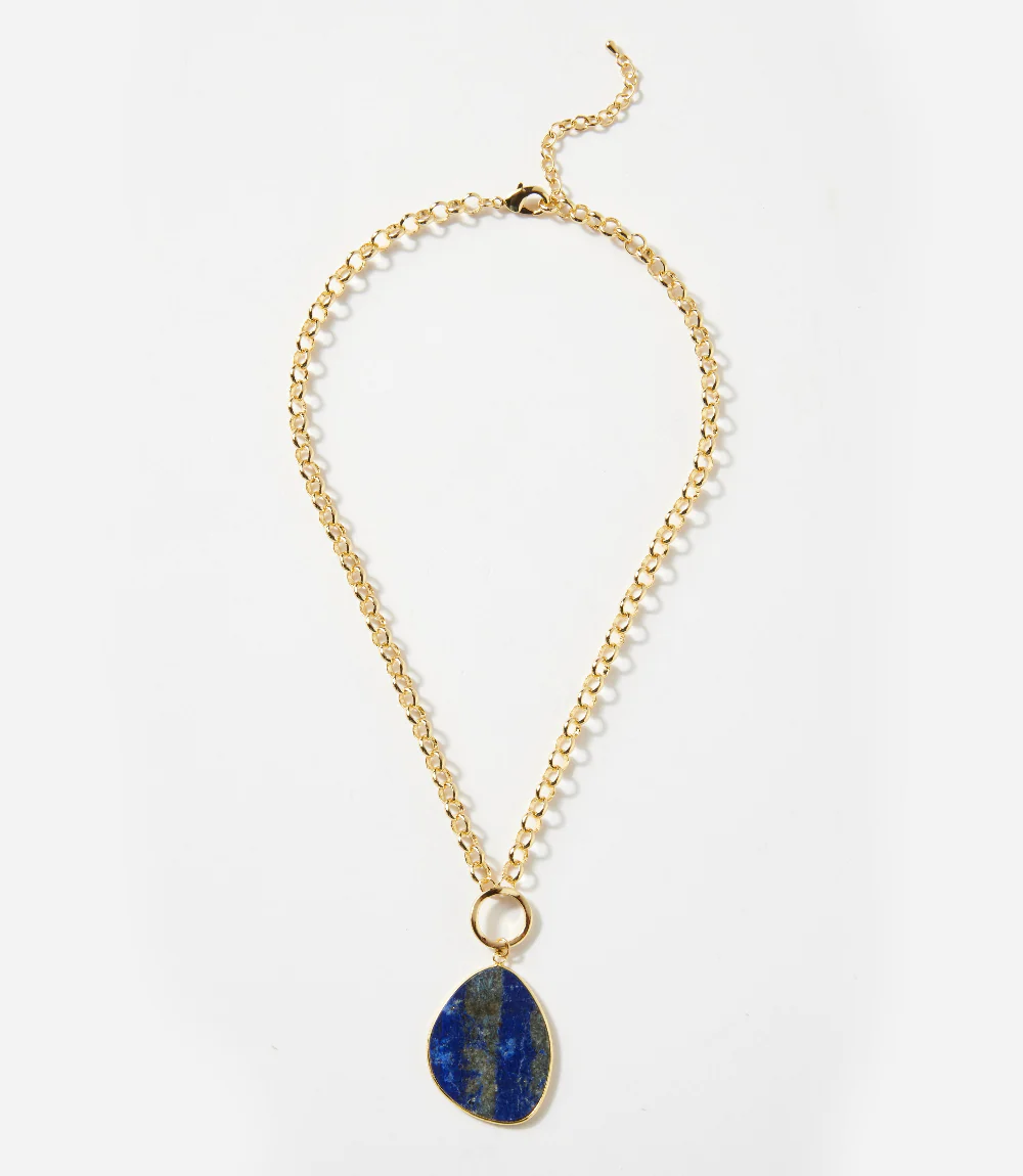 Lapis Pendant Necklace - Image 3