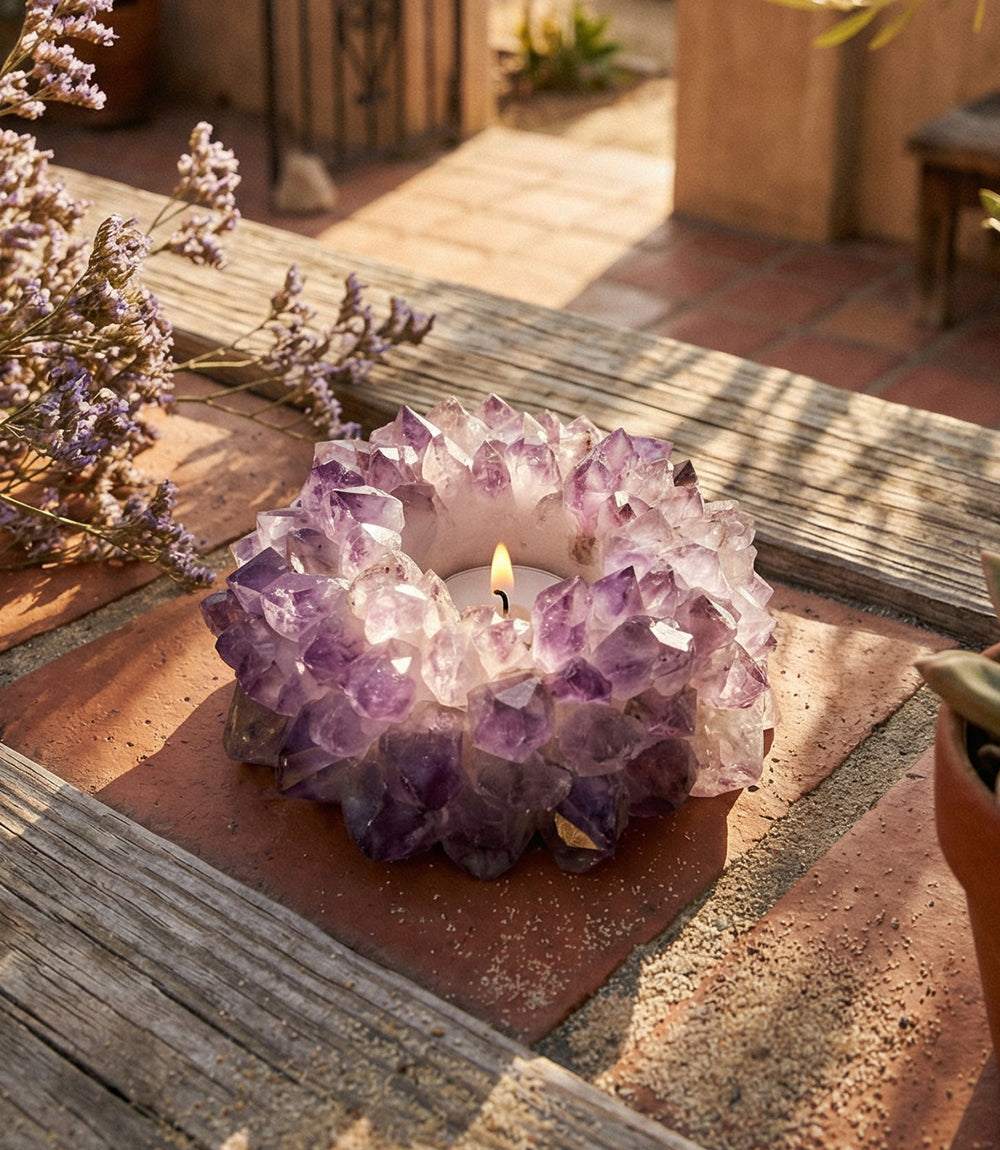 Large Crystal Candleholder - Image 3
