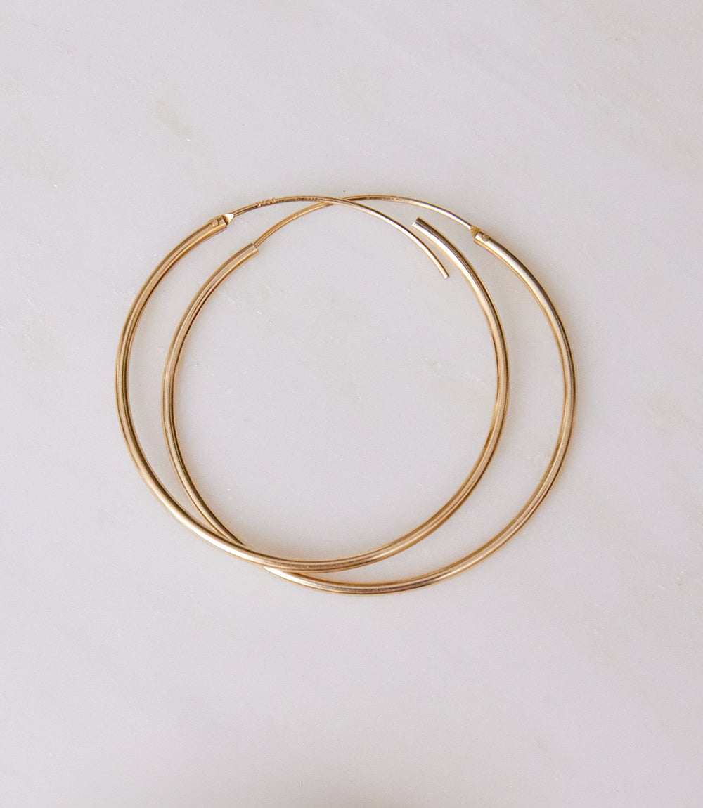 Large Hoop Earrings - Image 3