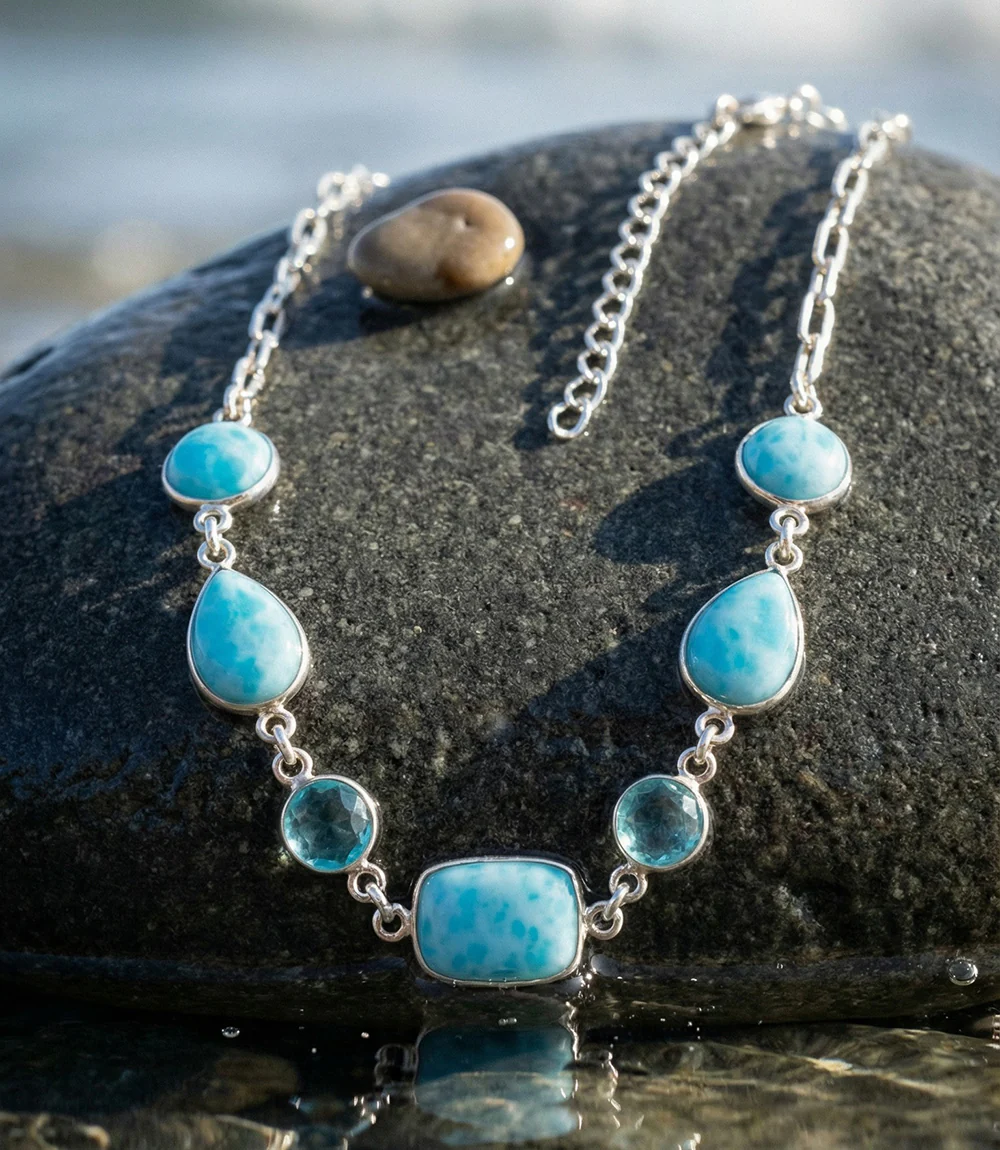 Larimar Station Bracelet - Image 2