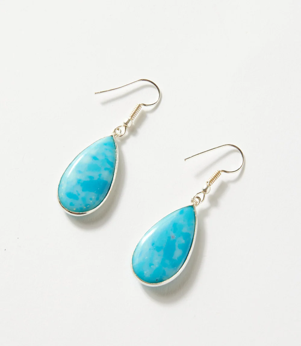 Larimar Teardrop Earrings - Image 6