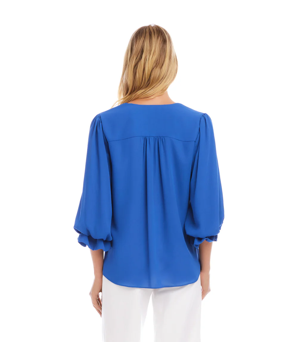 Layered Sleeve Asymmetric Top - Image 5