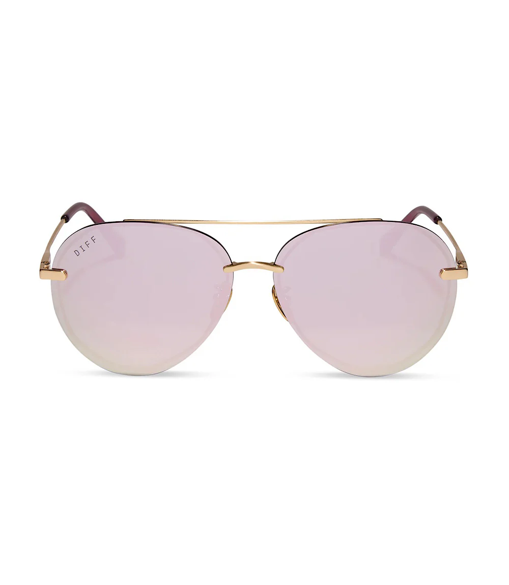 DIFF Lenox Mirror Polarized Aviators - Image 2