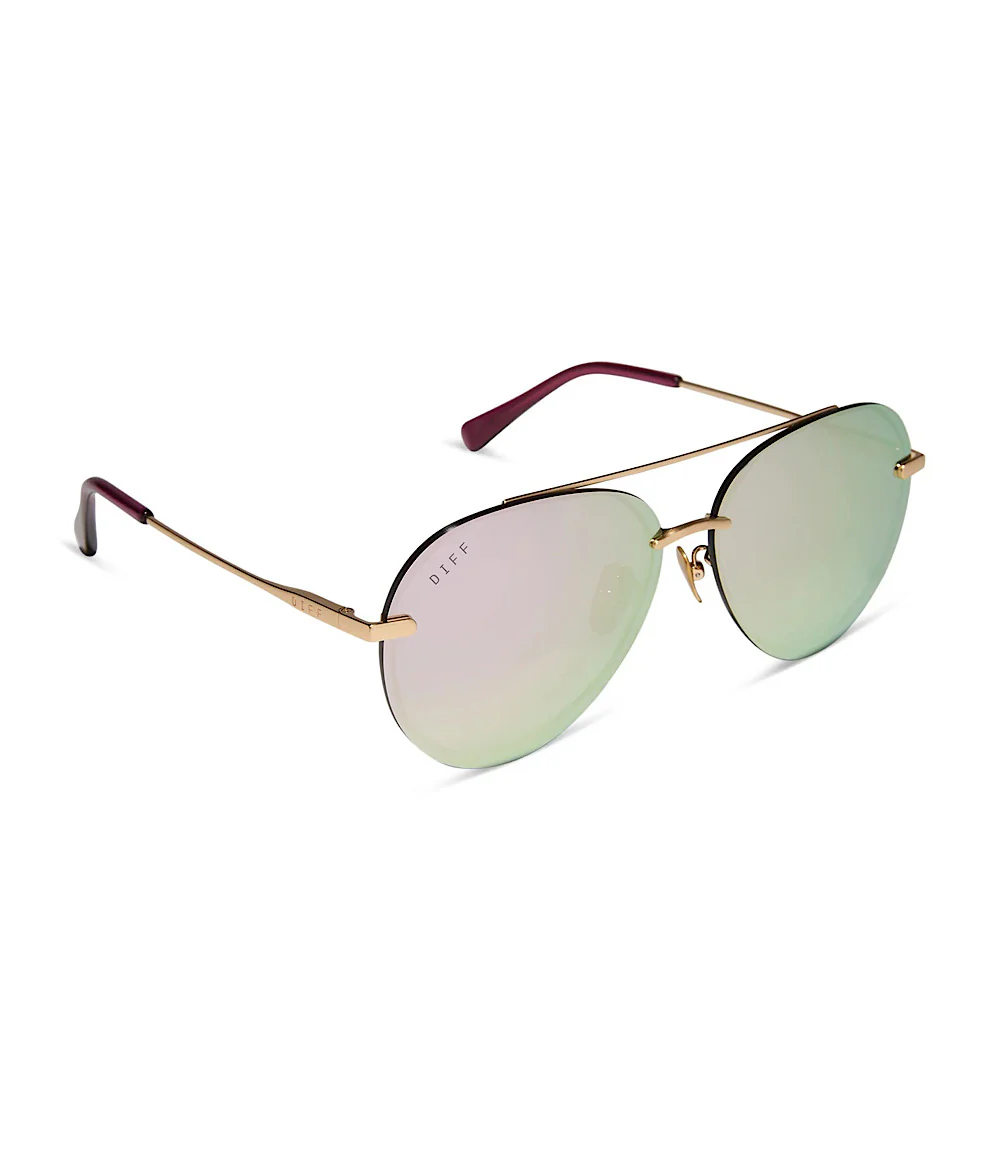 DIFF Lenox Mirror Polarized Aviators - Image 3