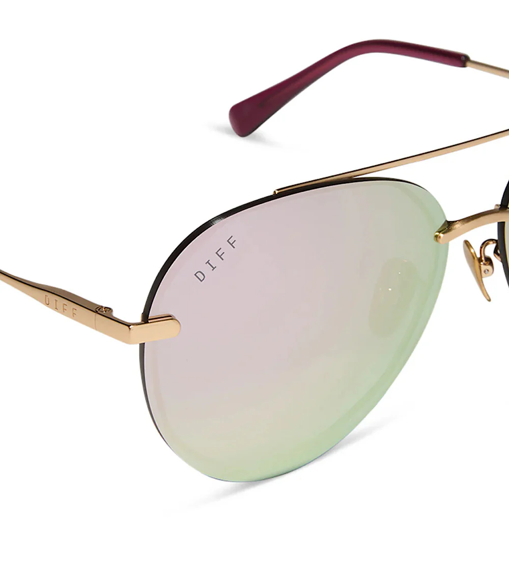 DIFF Lenox Mirror Polarized Aviators - Image 5