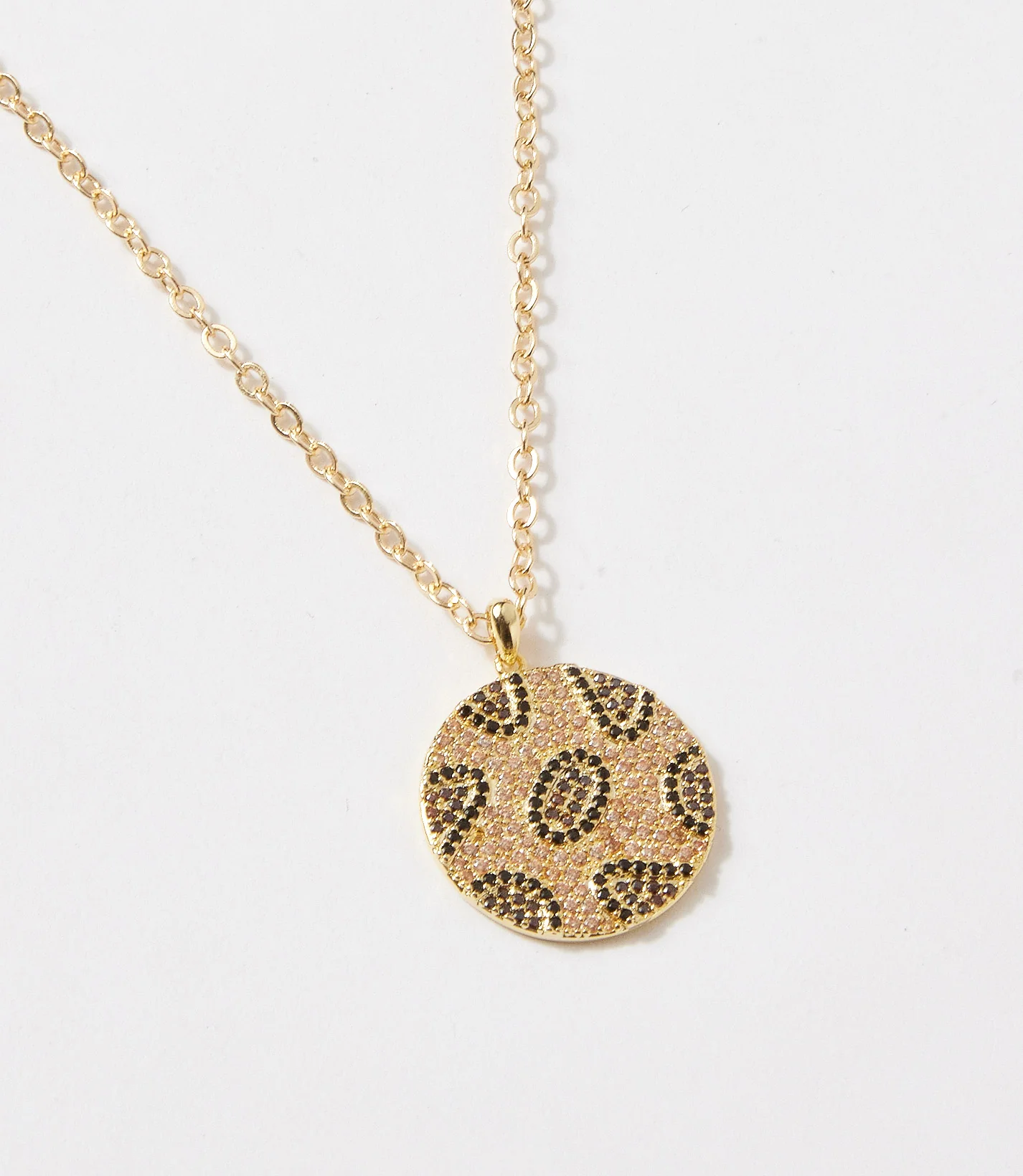 Leopard Crystal Necklace - Image 4