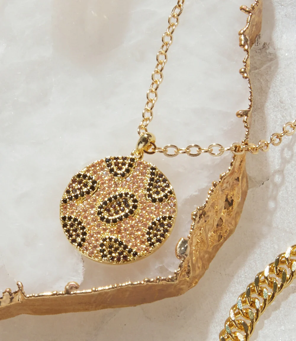 Leopard Crystal Necklace - Image 7