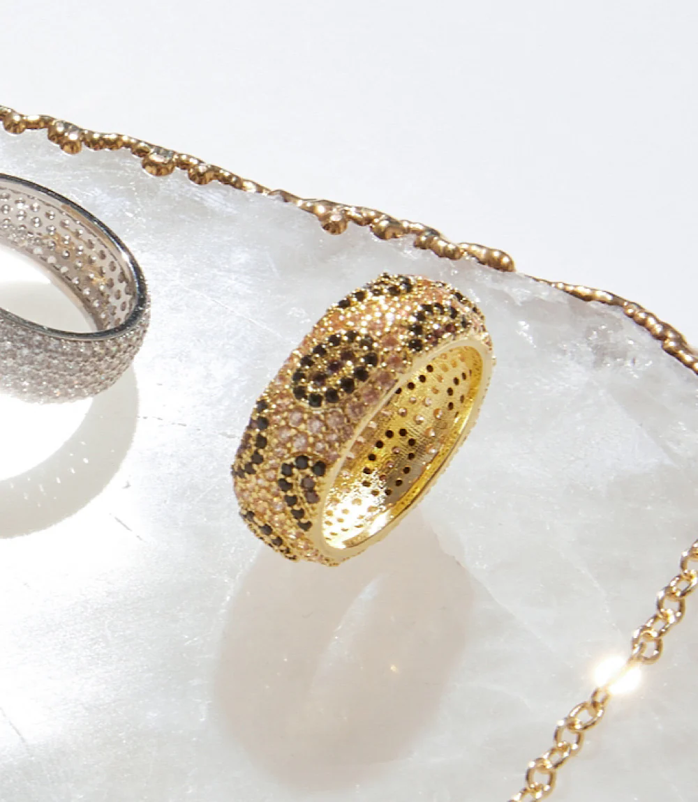 Leopard Crystal Ring - Image 6