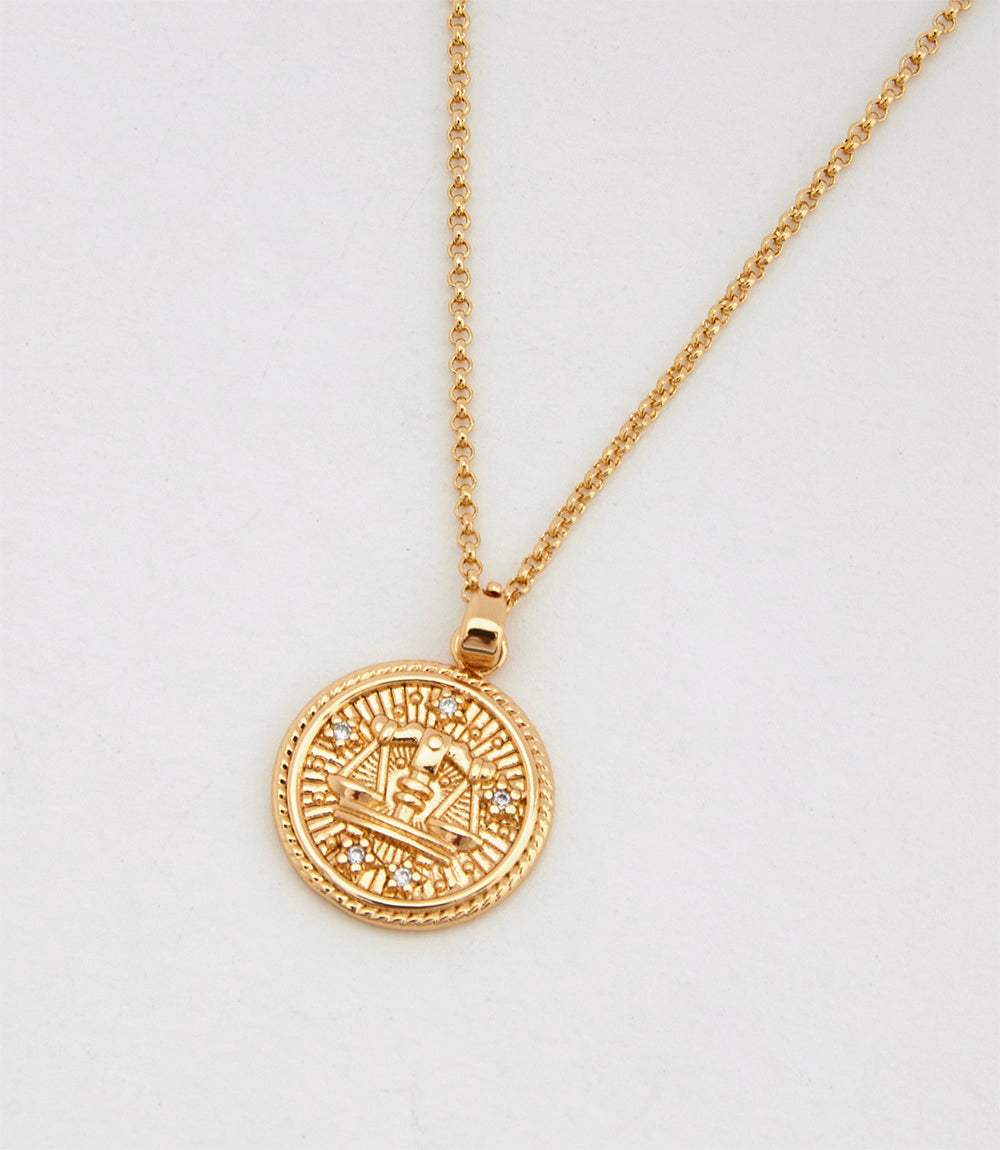 Libra Coin Necklace