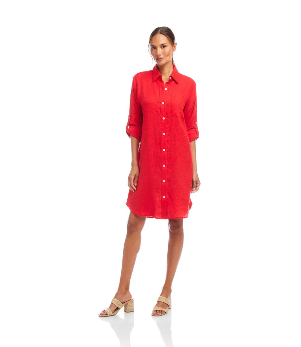 Linen Shirtdress - Image 3