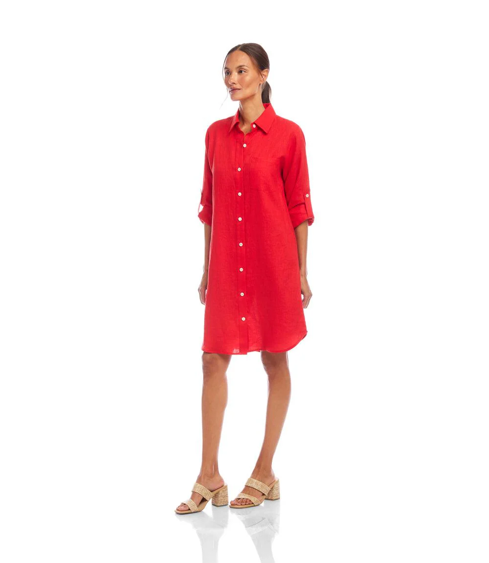 Linen Shirtdress - Image 4