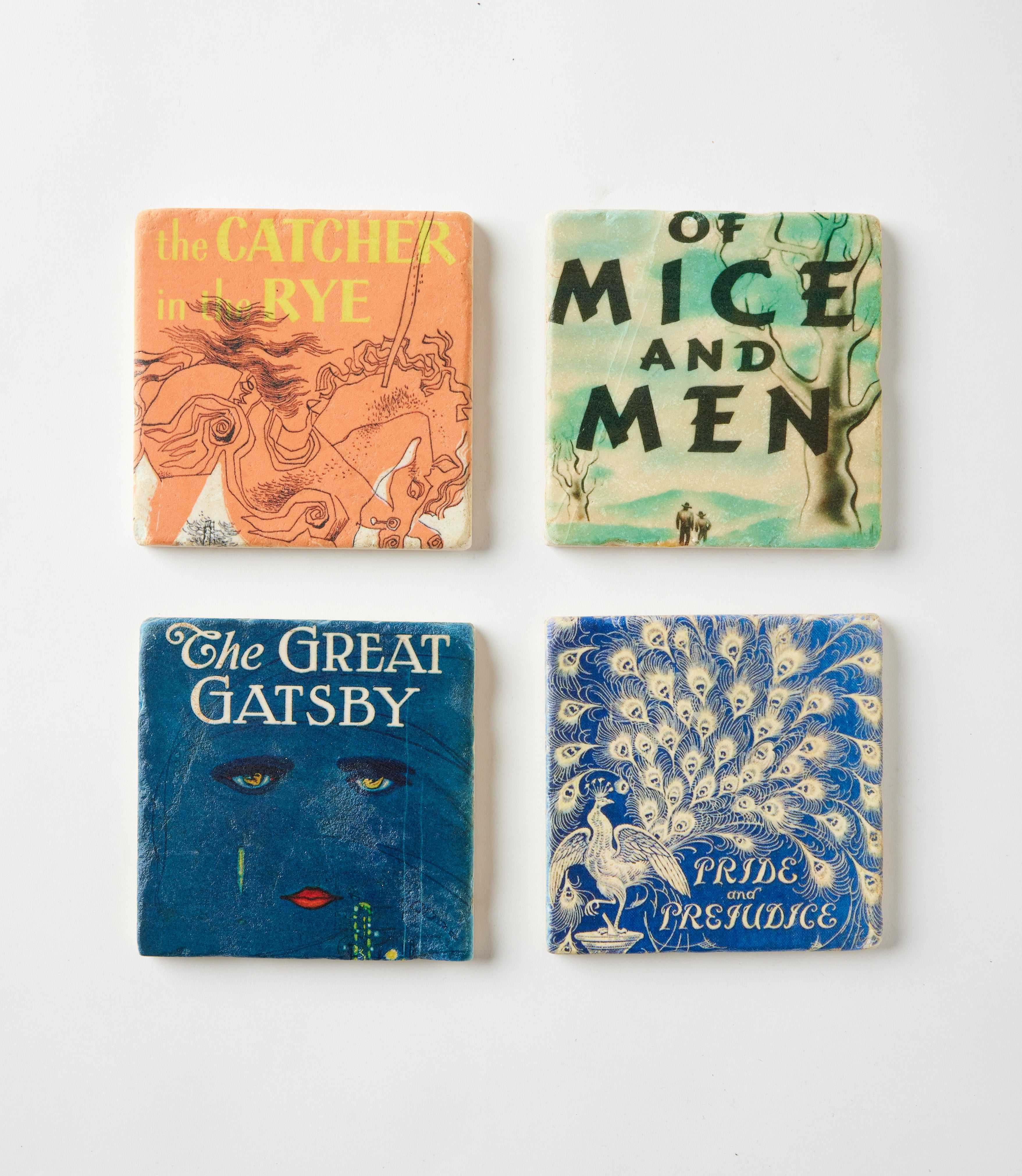 Literature Lover Coasters, Set Of 4 - Image 2