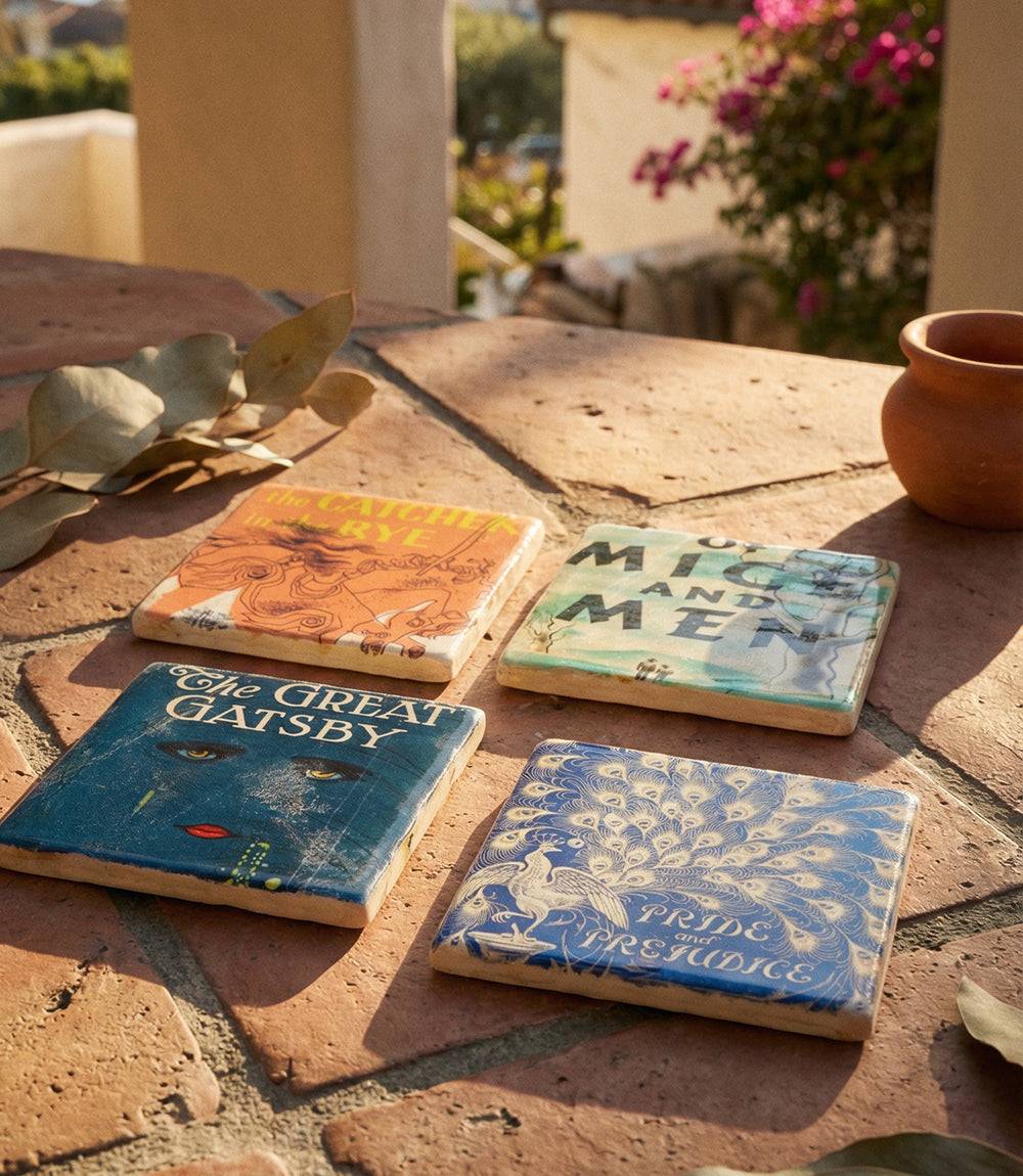 Literature Lover Coasters, Set Of 4 - Image 3