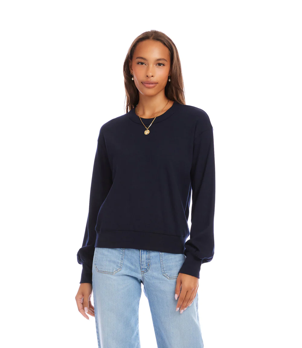 Long Sleeve Ribbed Top - Image 3