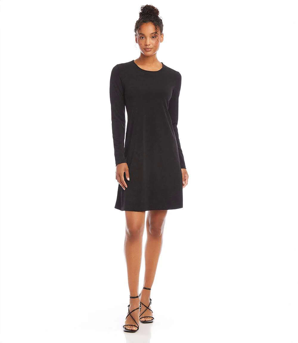 Long Sleeve Travel Jersey Dress - Image 3