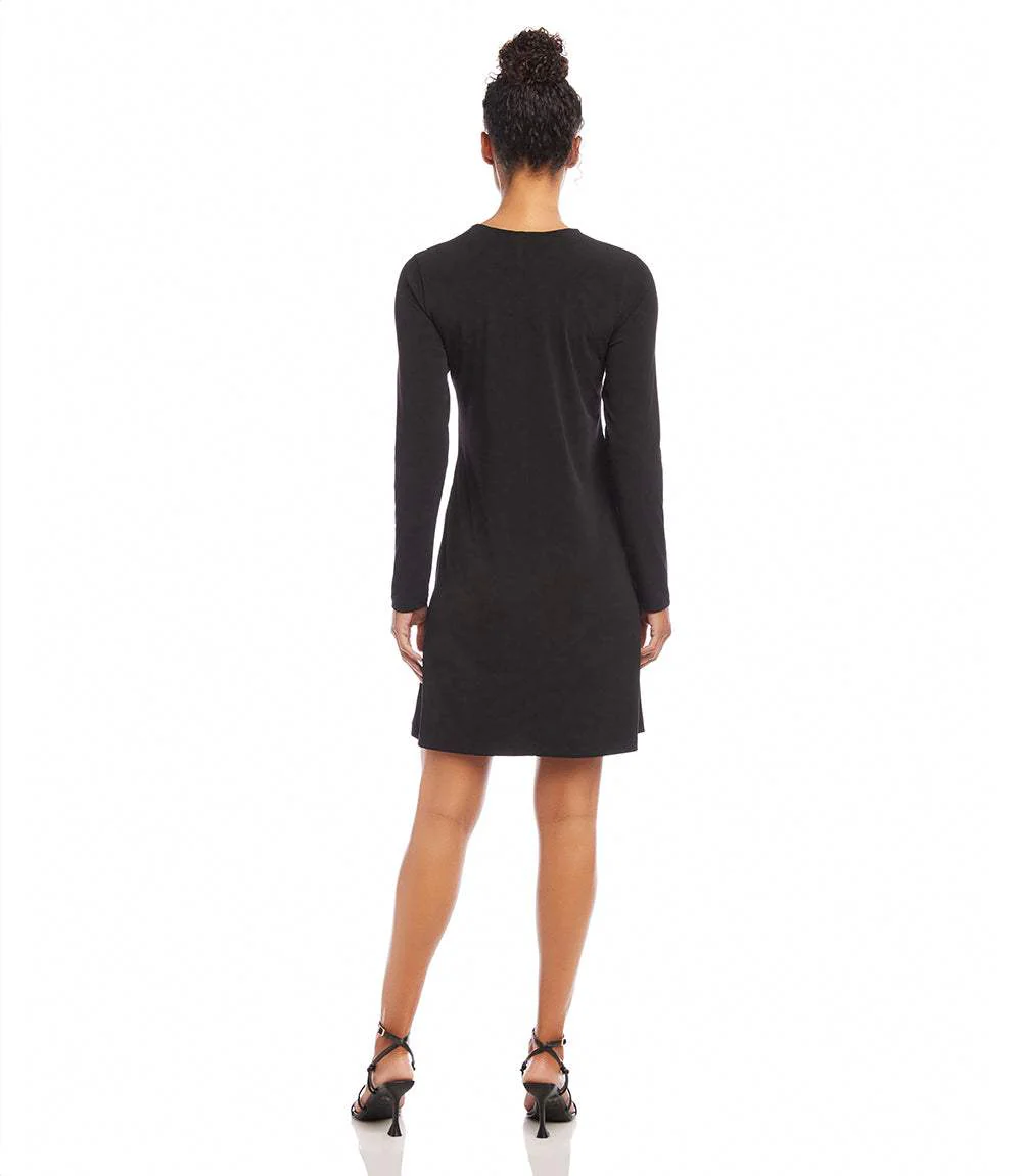 Long Sleeve Travel Jersey Dress - Image 5