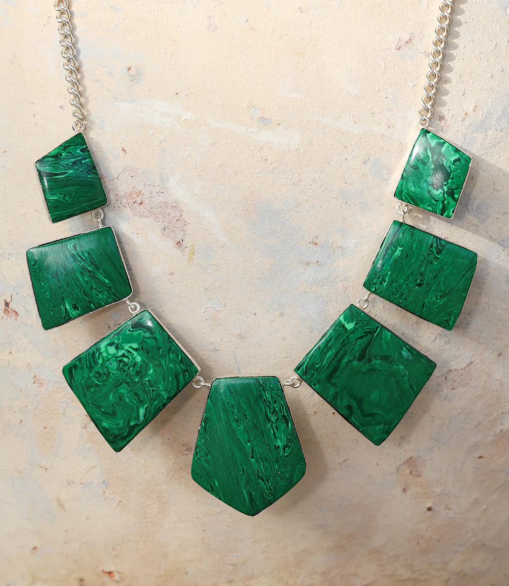 Malachite Statement Necklace