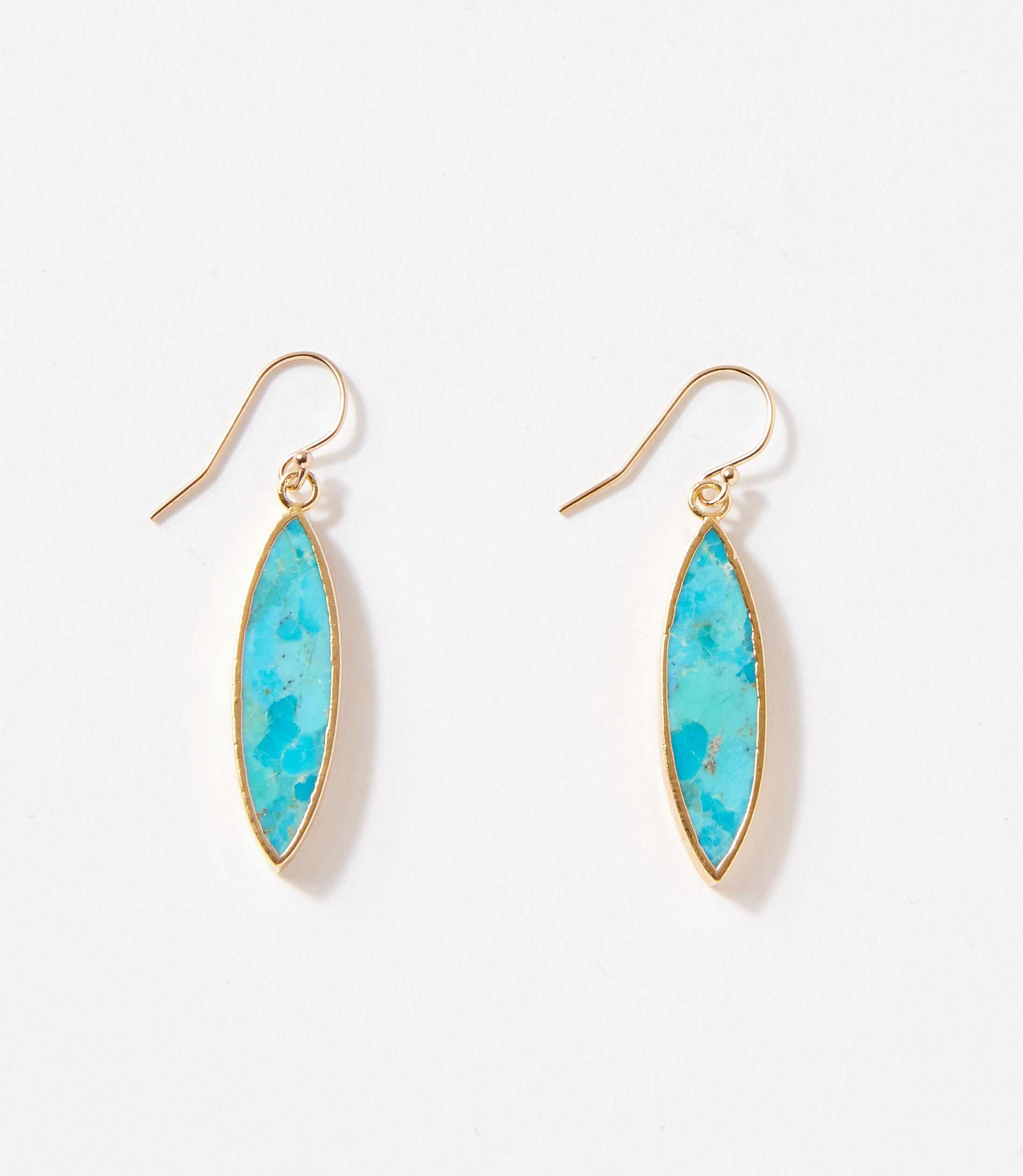 Marquise Turquoise Earrings - Image 6