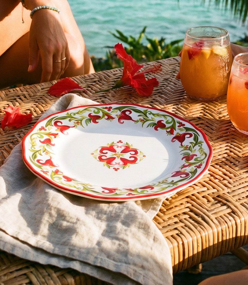 Melamine Roma Salad Plate - Image 3
