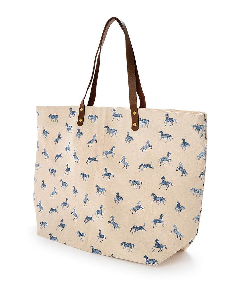 Mini Horse Print Tote Bag - Image 4