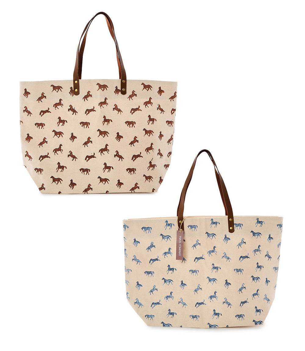 Mini Horse Print Tote Bag - Image 7