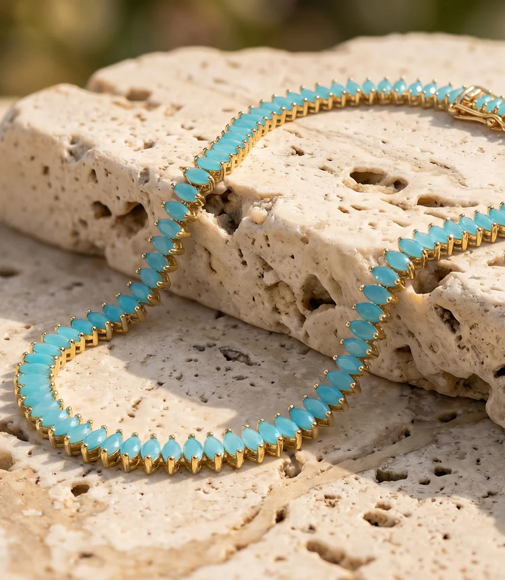 Mini Teardrop Crystal Necklace