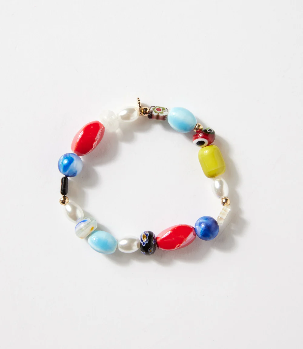 Mixed Bead Stretch Bracelet - Image 4