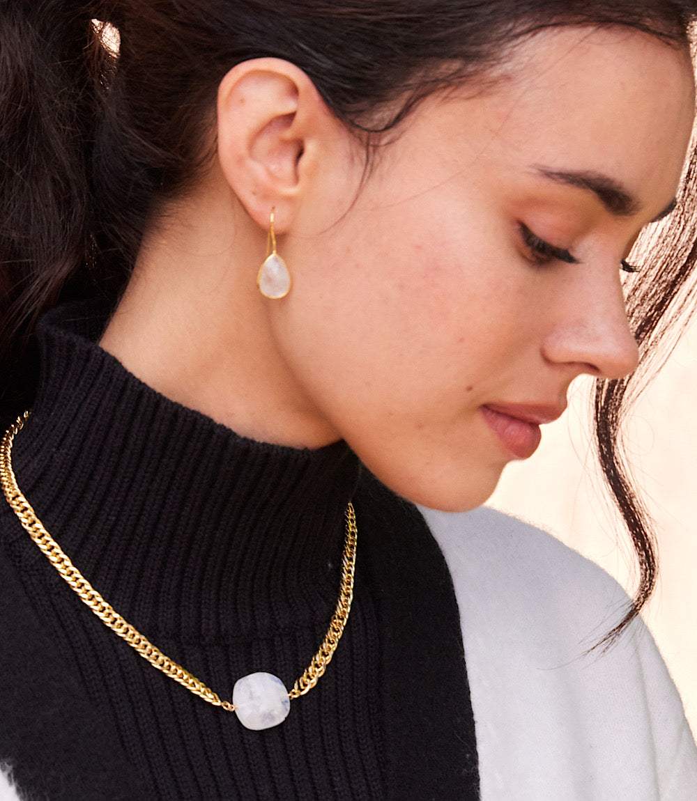 Moonstone Pendant Necklace - Image 3