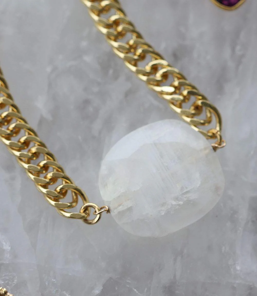 Moonstone Pendant Necklace - Image 5
