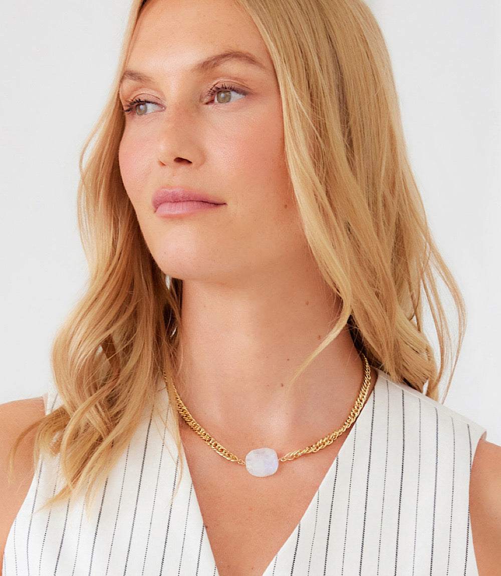 Moonstone Pendant Necklace - Image 8