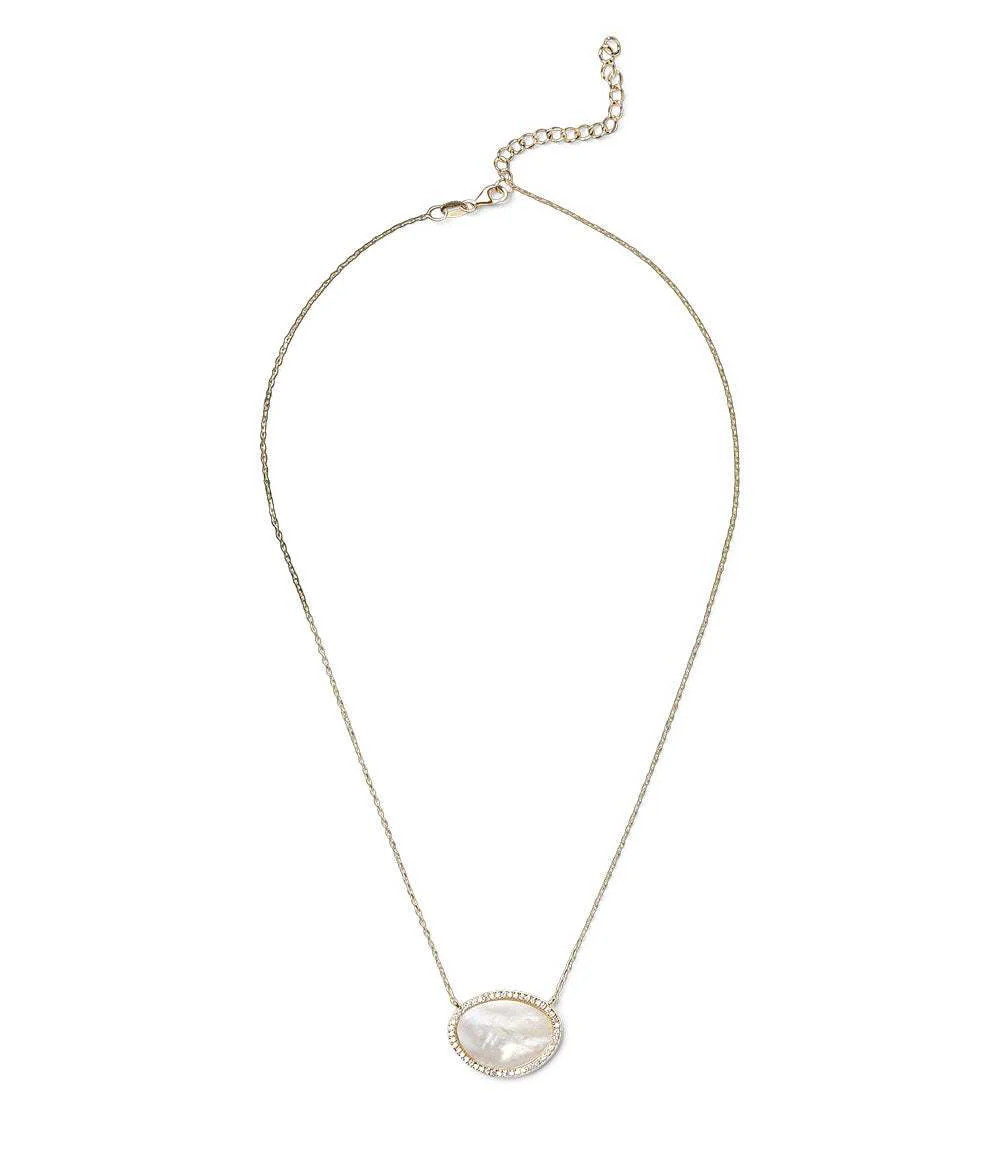 Mother of Pearl Pendant Necklace - Image 3